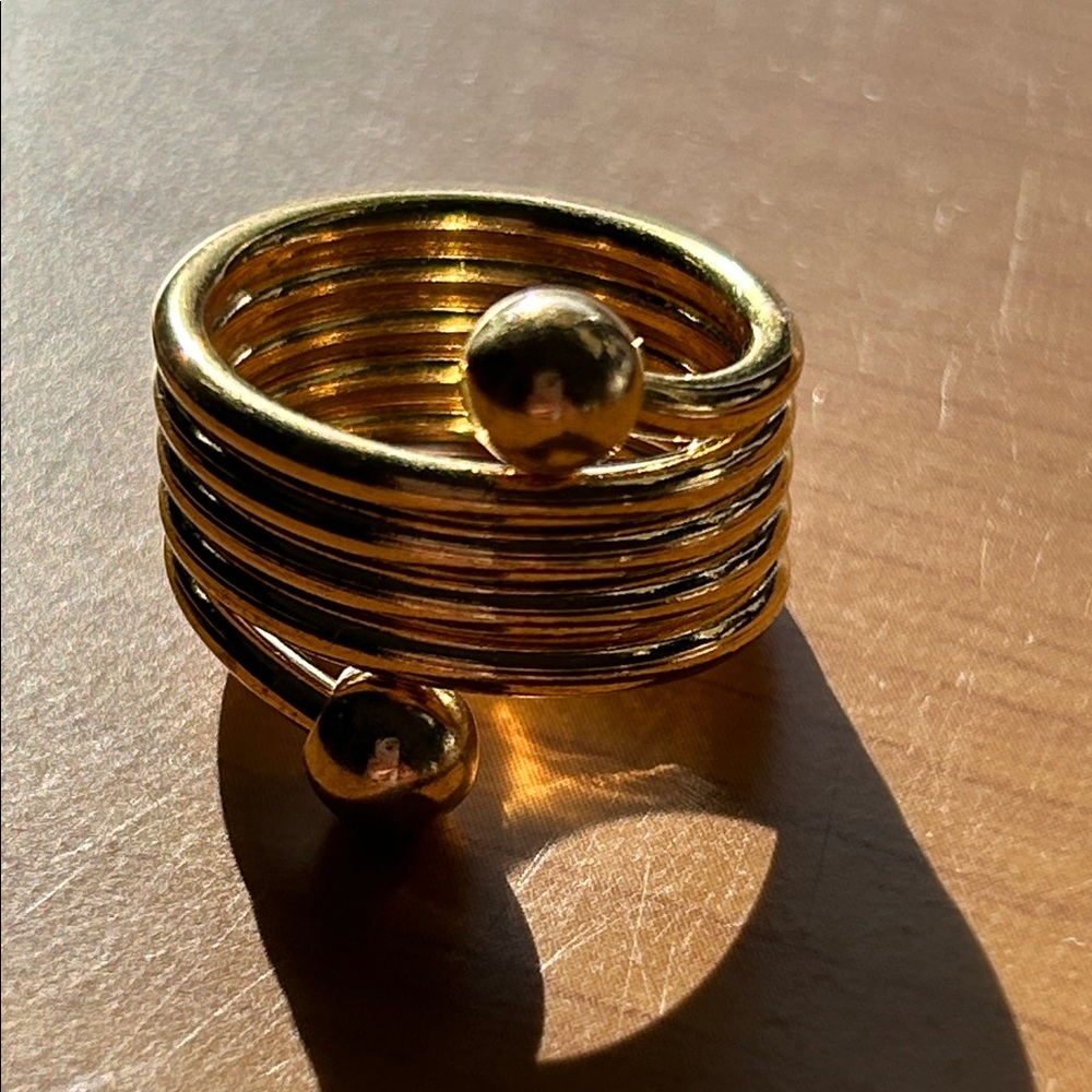 Gold Coil Ring